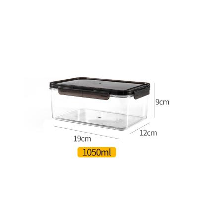 China Plastic Steamable Rectangle Food Storage Box Set With Large Capacity for sale