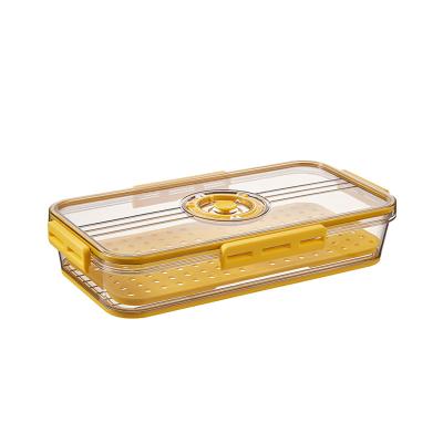 China Freshness Preservation Refrigerator Storage Box Dumpling Tray With Lid Frozen Food Storage for sale