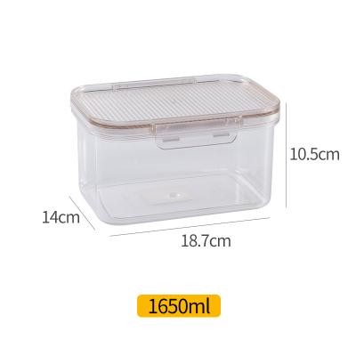 China Freshness Preservation Good quality promotional fashion Fresh-keeping and reusable plastic food storage box for sale