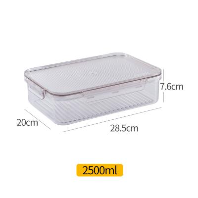 China Freshness Preservation Fresh-keeping and reusable plastic food storage box for sale