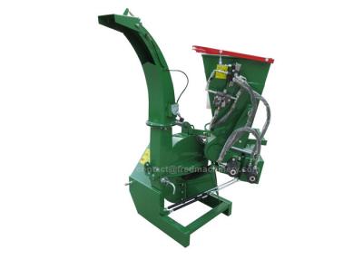 China Tractor Houten Chipper met Hydraulisch het Voeden Systeem 4 Duim die Capaciteit afbreken Te koop