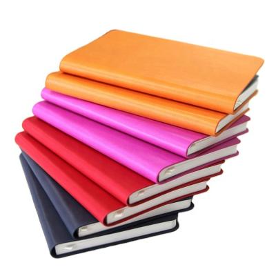 China Super Soft Lined Soft Cover 2022 55g A6 Notebook High Quality Custom Emboss Logo Journal for sale