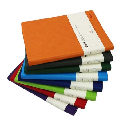 China Soft Cover A5 A6 New Arrival PU Leather Dotted Office Supply Lined Perfect Binding Notebook for sale