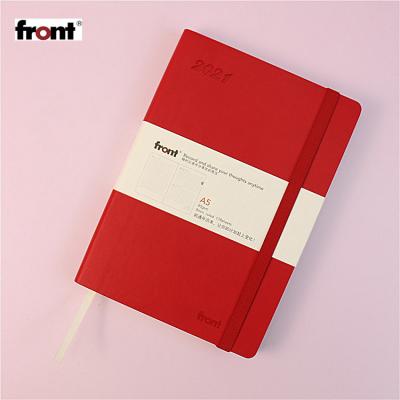 China New Arrivals Eco-friendly 2021 Annual Paper and Notebooks Planner Custom Front Prints 2021 Journals Planner for sale