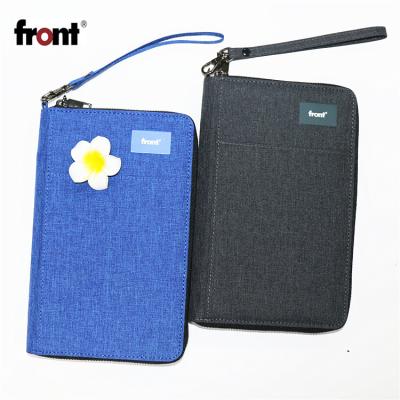 China With FRONT New power bank wallet bag 2020 cable charging radio powerbank charging passport bag 10000mAh for sale