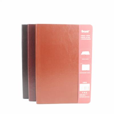 China 2021 Promotion Front Wholesale vintage 70gsm paper A5 PU leather notebook journal softcover for sale