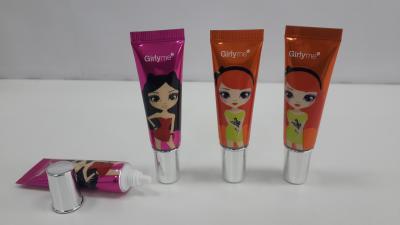 China 10g Eye Cream Packaging Shiny CAL Cosmetic Tube With Long Shoulder , Colorful Printing Diameter 19mm for sale