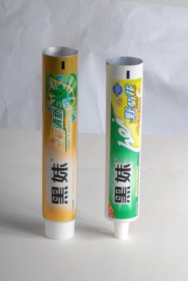 China 45mm - 70mm Length Toothpaste Tube , Aluminum Plastic Laminated Collapsible Packaging Tubes for sale