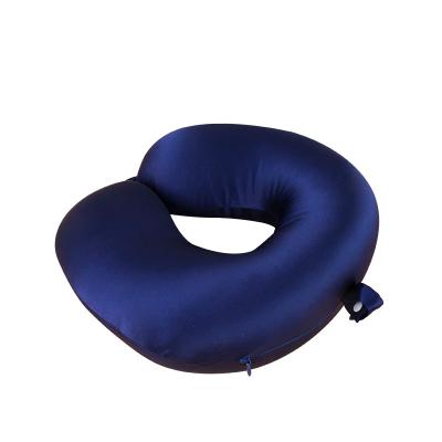 China Travel Therapy Neck Lightweight Comfortable Silk Pillow Classic Ergonomic U-Shape Pillow Foam Relief For Office for sale