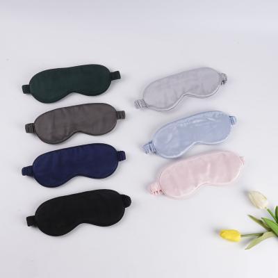 China Custom Wholesale Anti-Puffiness Masks Silk Satin Sleeping Under Eye Masks Silk For Eye Sleep Silk Eye Mask for sale