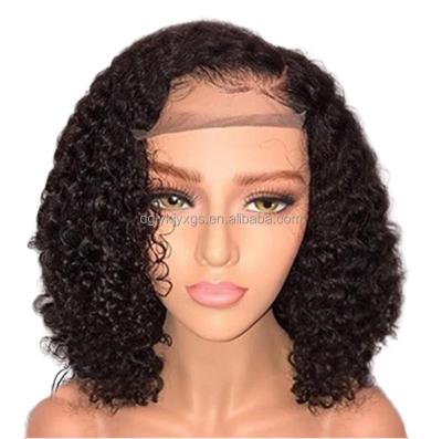 China Body Wave HL08 13x4 Full Lace Front Wig 10A 150% 8inch-14inch Curly Color Women Remy Human Hair Wigs Jerry FO for sale