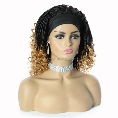 China HL28-B3 Body Wave Hair Wigs Main Band Hair T1B# And 30# 150% Twist Braid Hair 26inch Deep Curly Wigs For Black Women for sale