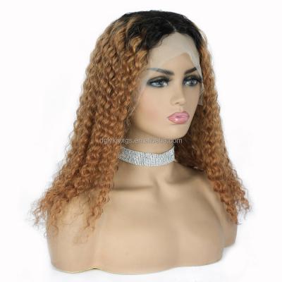 China HL24-B3 Wave T-Part Curly Kinky Curly Hair Wigs 12-24inch Remy Hair Human Wigs Body Bangs For Black Women for sale