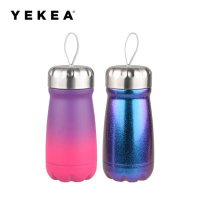 China PORTABLE Insulated Custom Logo Stainless Steel Sports Water Bottle With Strap For Kids for sale