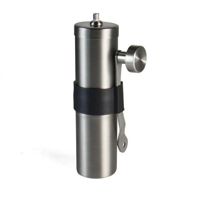 China 2022 Large Stored Double Wall Stainless Steel Portable Coffee Grinder Grinding With Detachable Hand Outdoor Use for sale