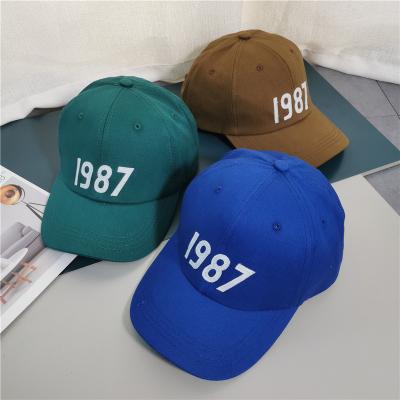 China Embroidery JOINT 1987 Baseball Cap, Adjustable Golf Caps Baseball Hats, Fashion Sunbonnet for sale