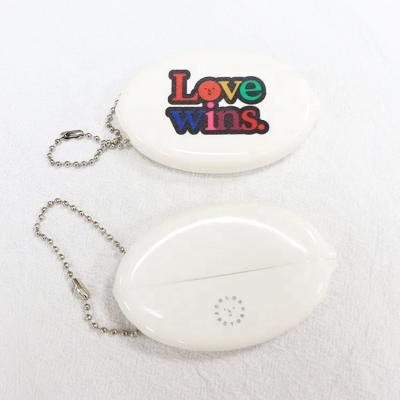 China Fashion Fashion Simple Personality Oval Squeeze Coin Purse Earphone Storage Bag Can Be Color Customized Picture for sale