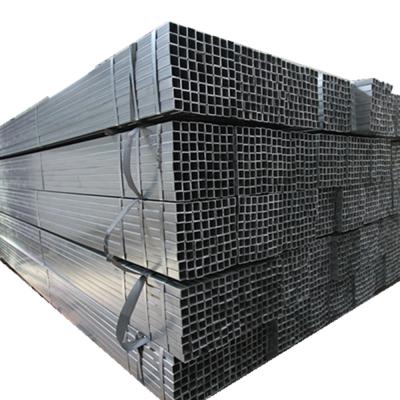 China Structure Pipe Q235 Q345 12x12 Square Wholesale 12mm Steel Pipe Welded 1 Inch Iron Galvanized Steel Square Pipe for sale