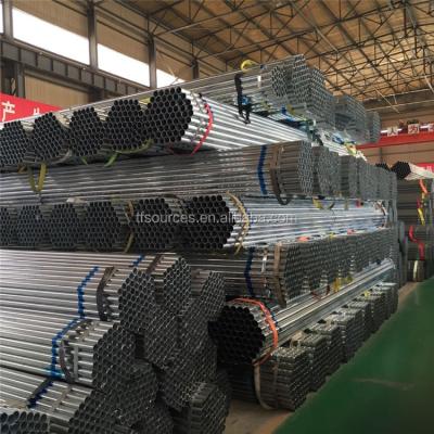 China 2021 Structure Pipe Building Materials GI Steel Pipes Galvanized Steel Pipes For Water Pipe Scaffolding Steel Tube for sale