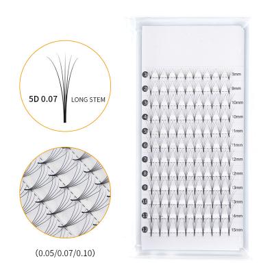 China Natural Eyelash Vendor Wholesale Premade Volume Fan Lash Different Lashes Group Eyelash Extension for sale