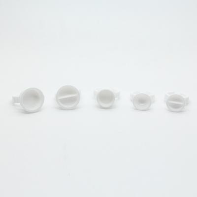 China Eyelash Extension Rings Glue Holder For Eyelash Extension Korea Eyelash Glue For Smart Band 100PCS Glue Rings for sale