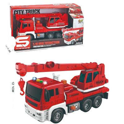 China Friction Toy Diecast Toy Car Vehicles Eco-friendly Material Truck Car With Lighting Music Effect for sale