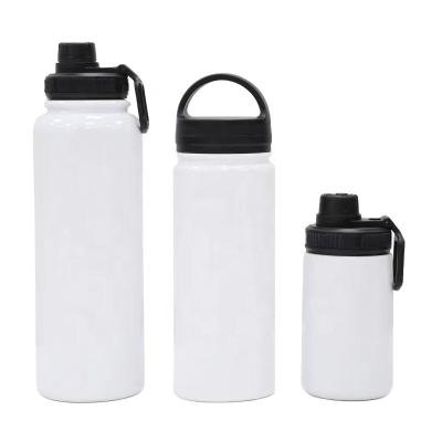 China 32Oz Durable Wide Mouth Heat Sublimated Stainless Steel Double Wall Vacuum Bottle Custom Logo for sale