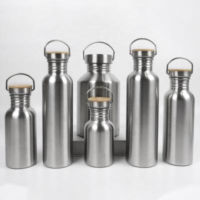 China Sustainable Logo Custom Classic American Style Stainless Steel Sports Water Bottle Eco - Friendly Kettle for sale