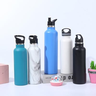 China Sustainable Powder Coating Stainless Steel Double Wall Vacuum Bottle Vial Colored Custom Logo And Logo for sale