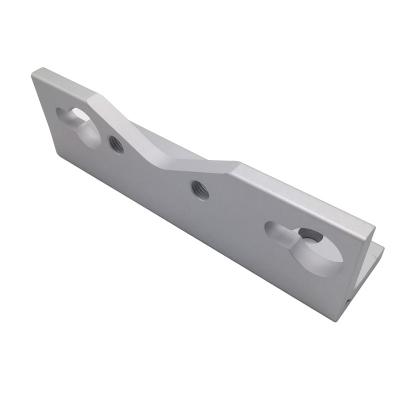 China Hot sale sandblasting L-shaped communication oxidation connector block communication parts production factory for sale