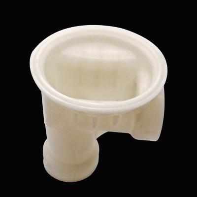 China Plastic Water Filter Shenzhen Injection Parts Beige PP Water Filter Connector for sale