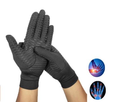 China Best Selling Copper Rheumatoid Ions Anti-Slip Compression Anti-Bateial Gloves for sale