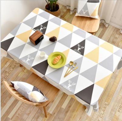 China Manufacturer Custom Best Selling Waterproof PVC Wipeable Oil Proof Table Cloth for sale