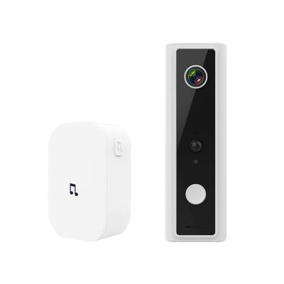 China 2 Million Video HD Wifi Doorbell Camera Smart Electronic Security With Battery Support Voice Sensor Alarm Intercomdual Recording for sale