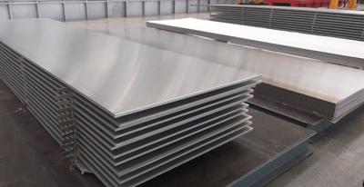 China Silver Color 7075 Aluminum Sheet , 5mm Aluminium Plate With Flat Surface for sale