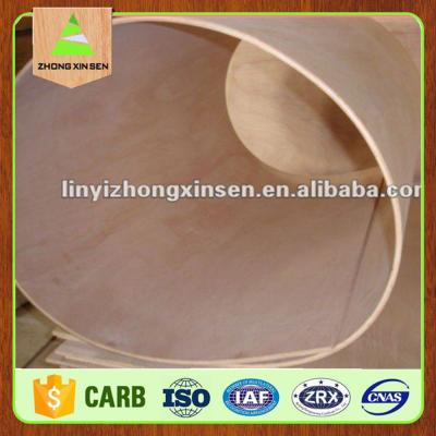 中国 2015 hot sale 4x8 feet indoor high quality bendable plywood for export 販売のため