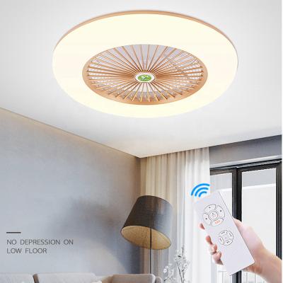 China Modern Design High Quality Indoor Modern Fan Light Innovative Living Room Around Fan Remote Control Light for sale