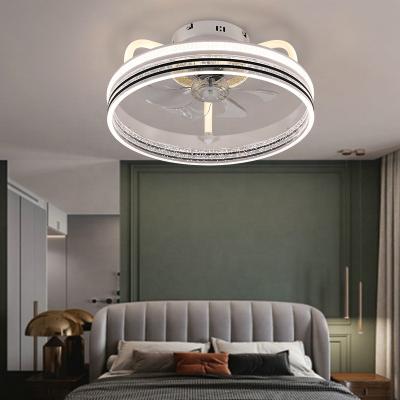 China Three-Tone Modern Best-Selling Ceiling Round Lamp Lighting Modern Fan Lamp for sale