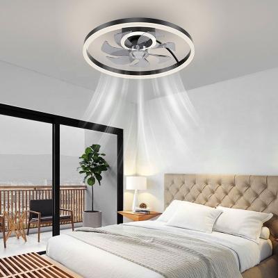 China Modern New Design Ceiling Fan Lights Indoor Living Room Bedroom Fan Led Light for sale