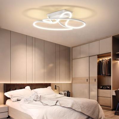 China Dimmable LED Round Bedroom Study Light Outdoor Mounted Nordic Minimalist Smart Ceiling Lamp for sale