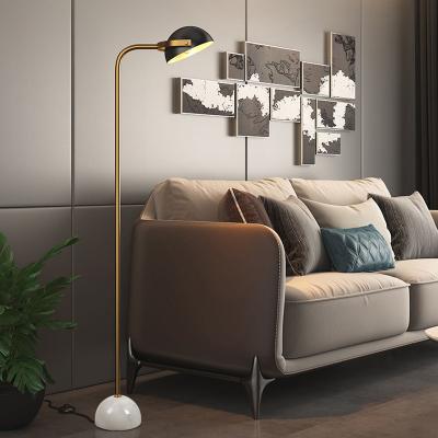 China Nordic Creative Minimalist Modern Metal Hotel Style LED*1 Glass Floor Lamp Floor Lamp for sale