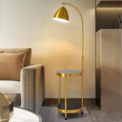 China Modern Creative Minimalist Style LED*1 Living Room Bedroom Iron Floor Lamp With Smart Wireless Charging for sale