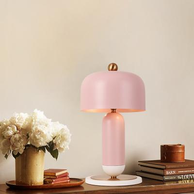 China Modern Pink Creative Table Lamp Hotel Bedroom Study LED Table Lamp Kids Room Decoration Material Table Lamp for sale