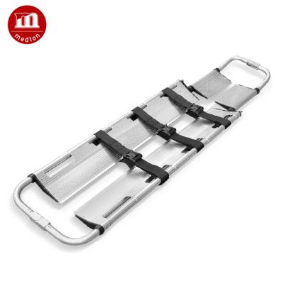 China Used with ESO-4A02 Main Immobilizer Rescue Stretcher Foldable Aluminum Scoop Stretcher for Emergency for sale