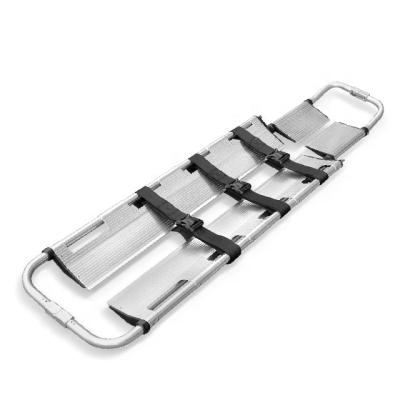 China Used with ESO-4A02 Main Immobilizer Aluminum Alloy Rescue Stretcher Foldable Scoop Stretcher for Rescue Adjustable Medical Scoop Stretcher for sale