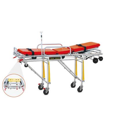 China Emergency Rescue ESA-3A02 Transfer Patient Bed Ambulance Aluminum Alloy Medical Folding Stretcher Chair for sale