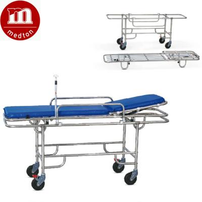 China ESB-4L Stainless Steel Stainless Steel Emergency Bed For Patient Transport In Hospitals First Aid Kit for sale