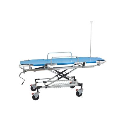 China Alumium Alloy ESB-X2L Manual Emergency Hospital Trolley Bed For Patient Transport for sale