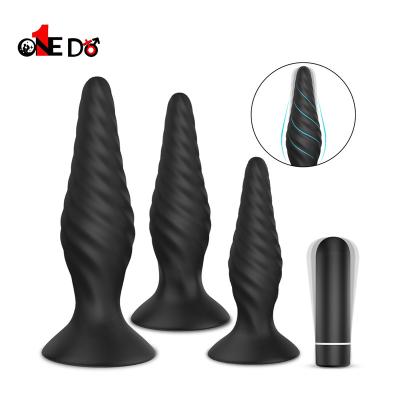 China Sucker Vibrator Sex Toys Women Onedo Safe Small Silicone Butt Plug With Crystal Jewelry Anal Plug Set Vaginal Plug Adult Anal Vibrator Sex Toys For Woman Men for sale