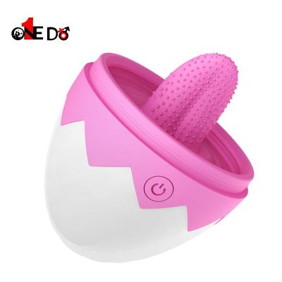 China Onedo 7 High Frequency Vibrating Tongue Licking Jump Egg, Strong Egg Sucking Vibrator For Female Cunnilingus Adult Products 169mm*81mm for sale